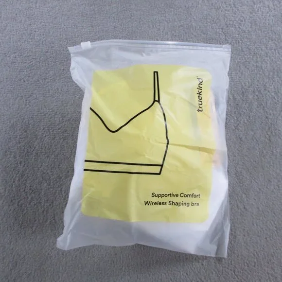 Truekind Wireless Shaping Bra Womens Large White Supportive Comfort NWT - Picture 4 of 7
